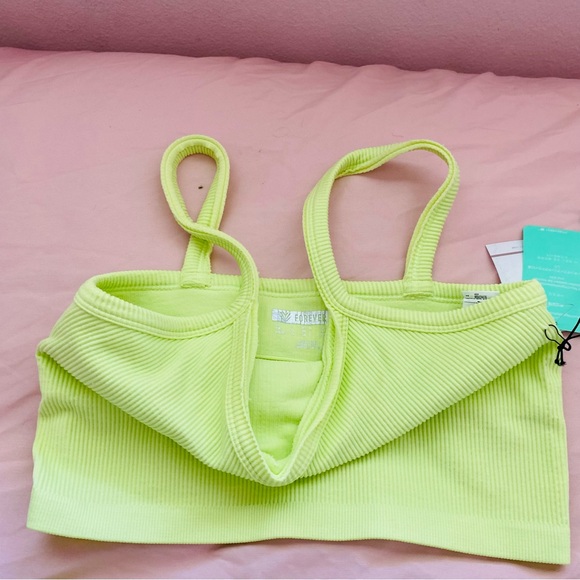 Forever 21 Active Seamless Cropped Cami Biker Shorts Leggings Bundle Set Bright - Picture 6 of 16